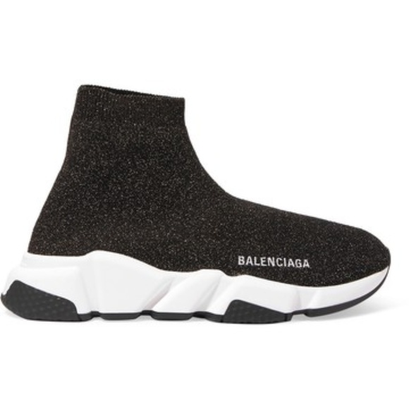 NIB Balenciaga SPEED TRAINERS Black/gold, 34 - Picture 2 of 16